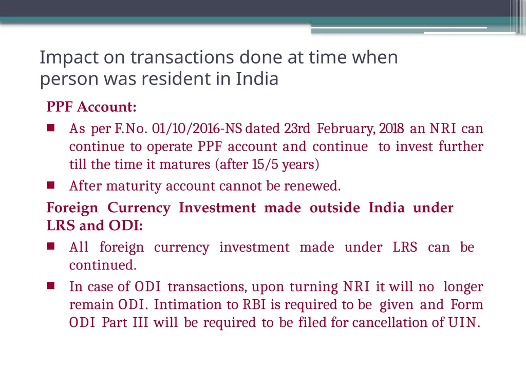 OVERVIEW OF FOREIGN EXCHANGE MANAGEMENT ACT AND - slide 81 of 123