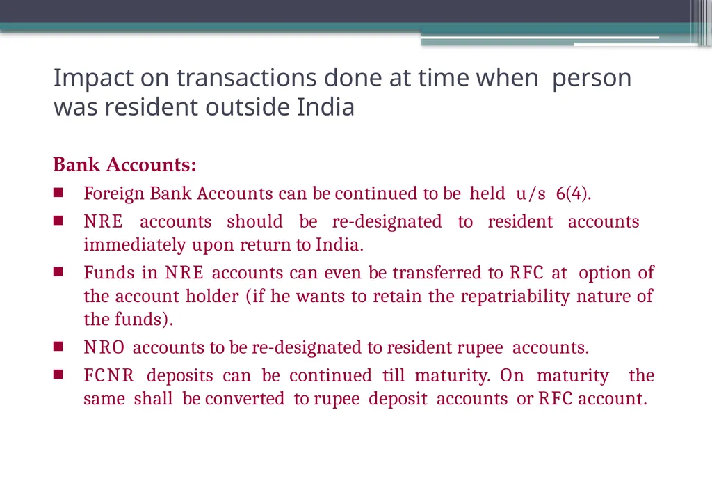 OVERVIEW OF FOREIGN EXCHANGE MANAGEMENT ACT AND - slide 89 of 123