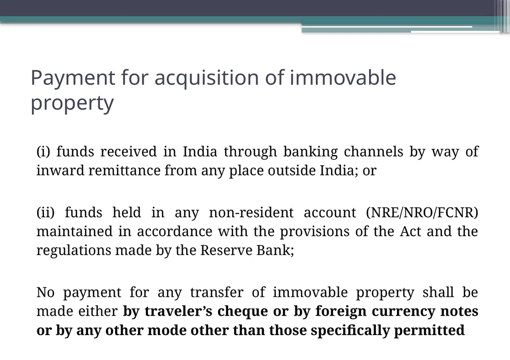 OVERVIEW OF FOREIGN EXCHANGE MANAGEMENT ACT AND - slide 98 of 123