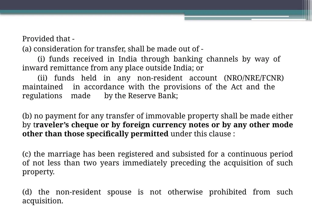 OVERVIEW OF FOREIGN EXCHANGE MANAGEMENT ACT AND - slide 102 of 123