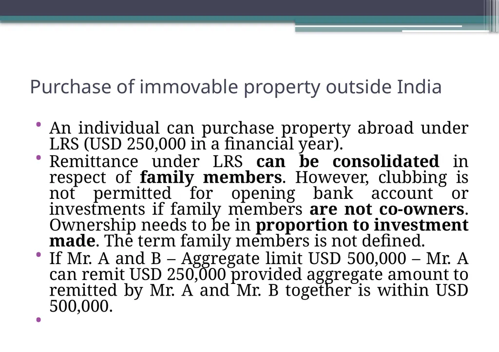 OVERVIEW OF FOREIGN EXCHANGE MANAGEMENT ACT AND - slide 56 of 123