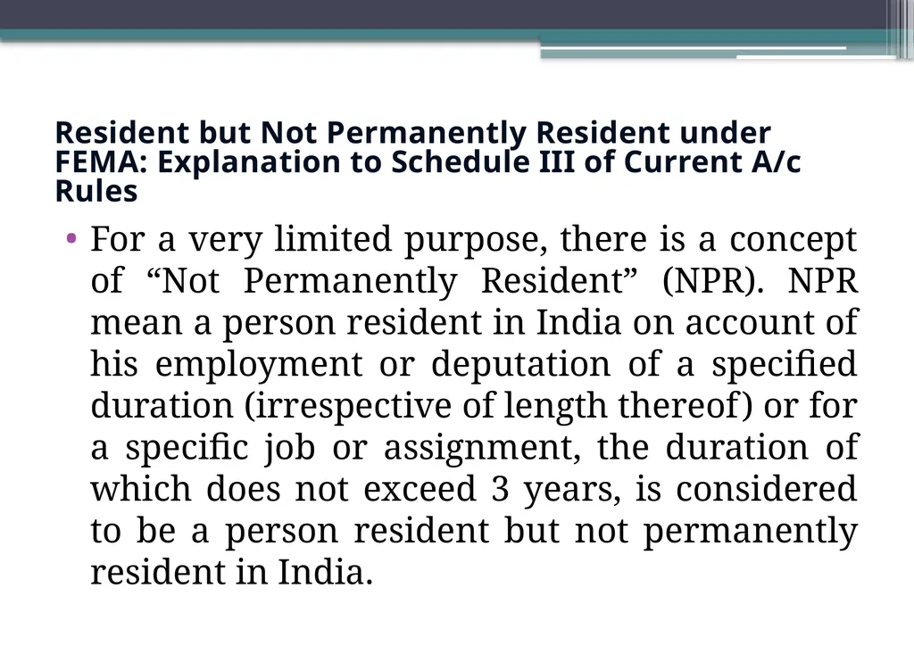 OVERVIEW OF FOREIGN EXCHANGE MANAGEMENT ACT AND - slide 27 of 123