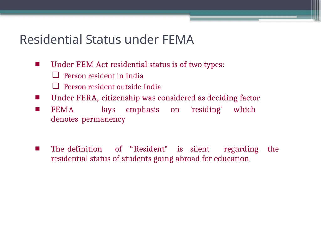 OVERVIEW OF FOREIGN EXCHANGE MANAGEMENT ACT AND - slide 12 of 123