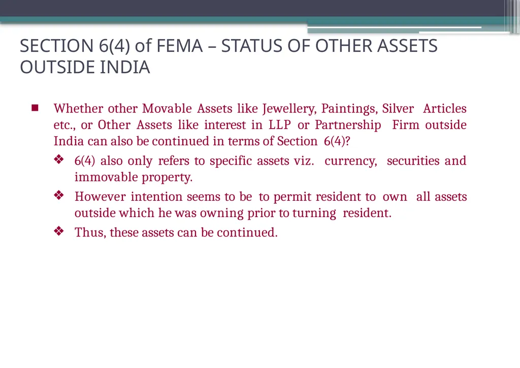 OVERVIEW OF FOREIGN EXCHANGE MANAGEMENT ACT AND - slide 87 of 123