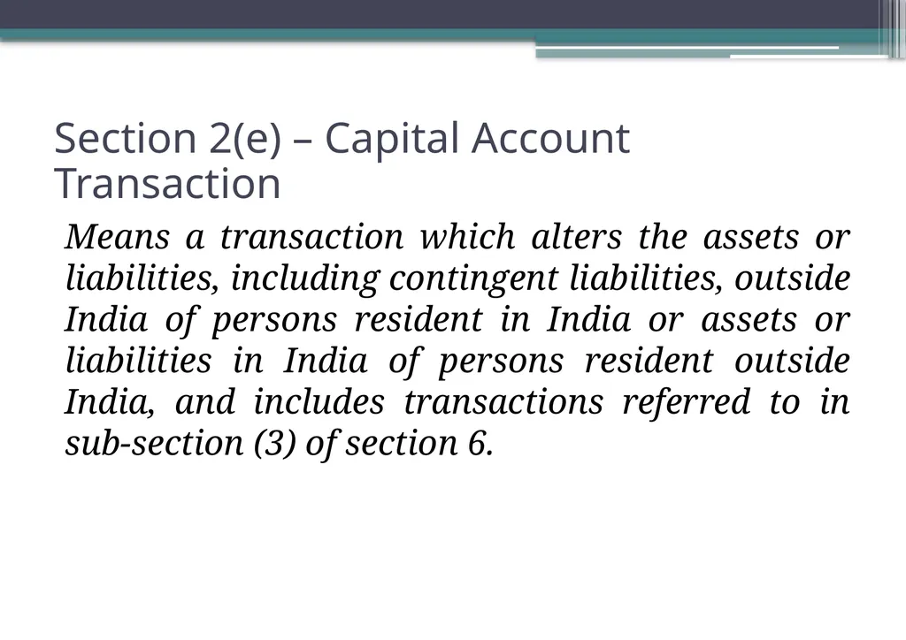 OVERVIEW OF FOREIGN EXCHANGE MANAGEMENT ACT AND - slide 31 of 123