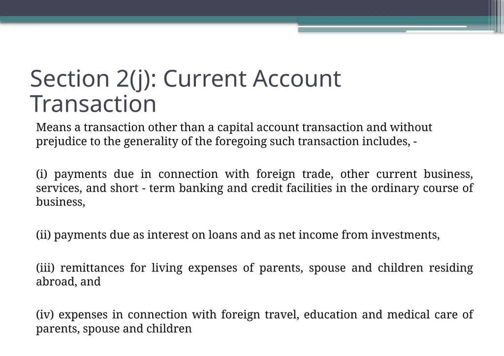 OVERVIEW OF FOREIGN EXCHANGE MANAGEMENT ACT AND - slide 40 of 123