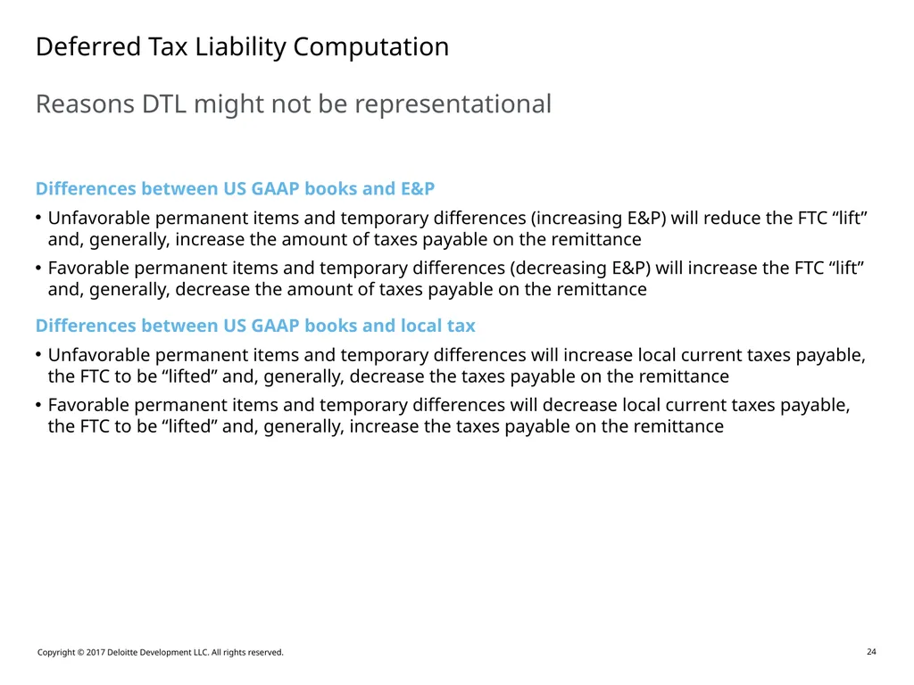 Accounting for Outside Basis Differences in - slide 24 of 38
