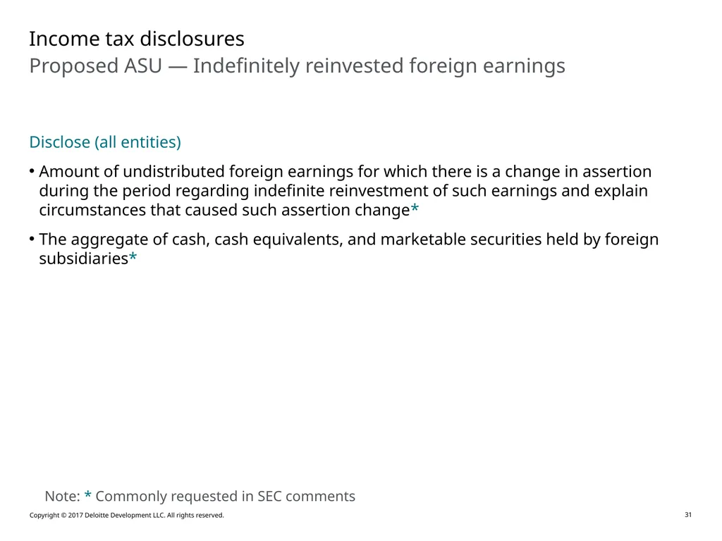 Accounting for Outside Basis Differences in - slide 31 of 38