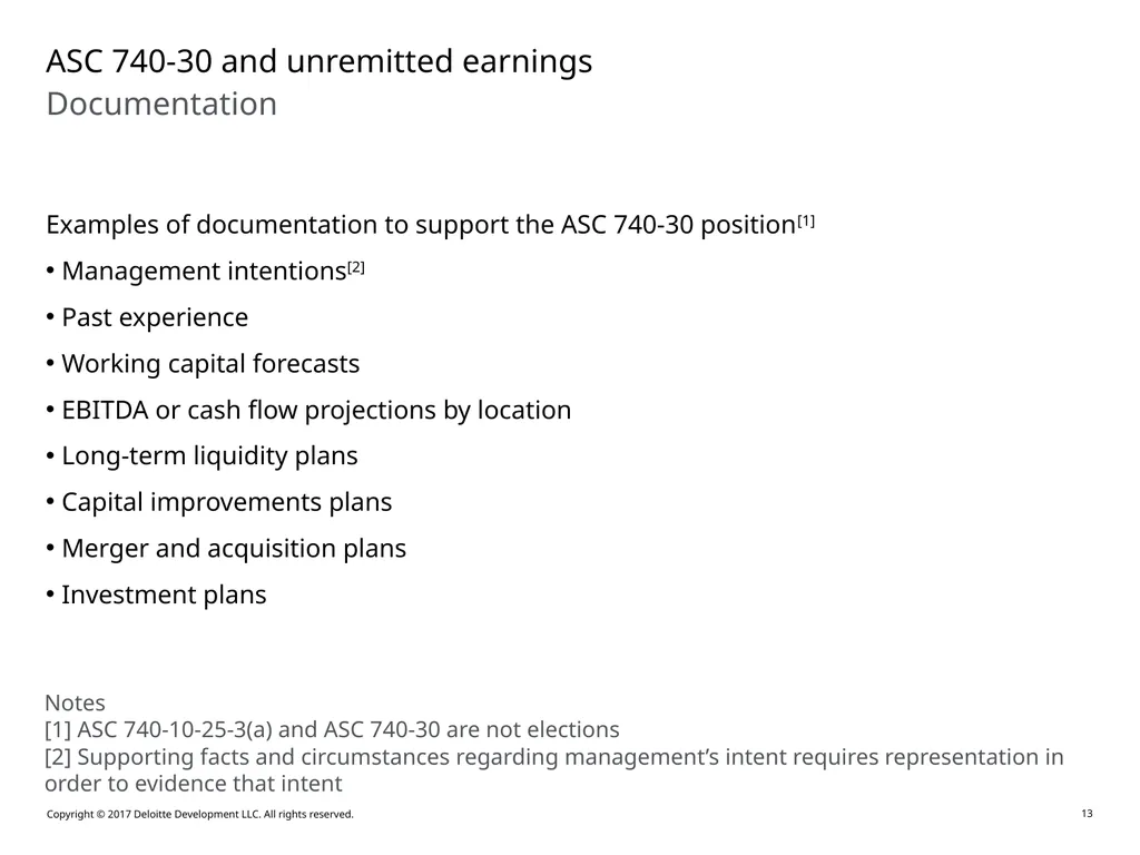 Accounting for Outside Basis Differences in - slide 13 of 38