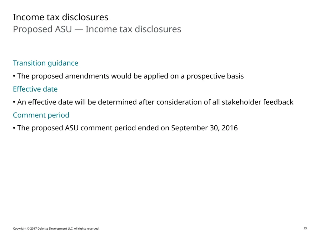 Accounting for Outside Basis Differences in - slide 33 of 38