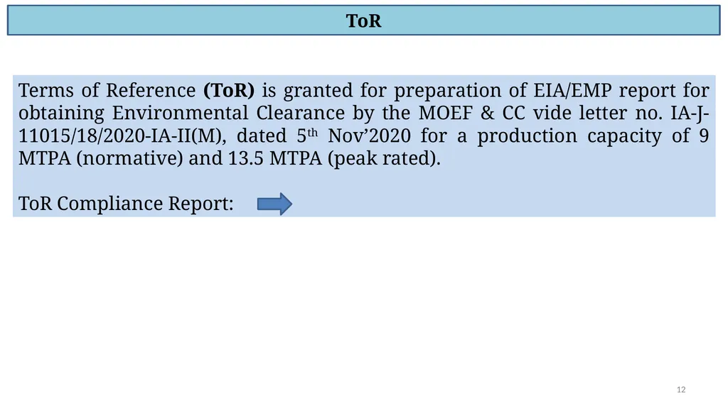 Welcome to the Presentation For Issuance of - slide 12 of 31