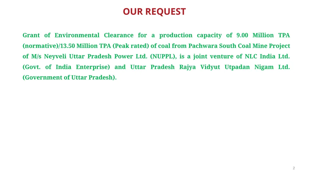 Welcome to the Presentation For Issuance of - slide 2 of 31