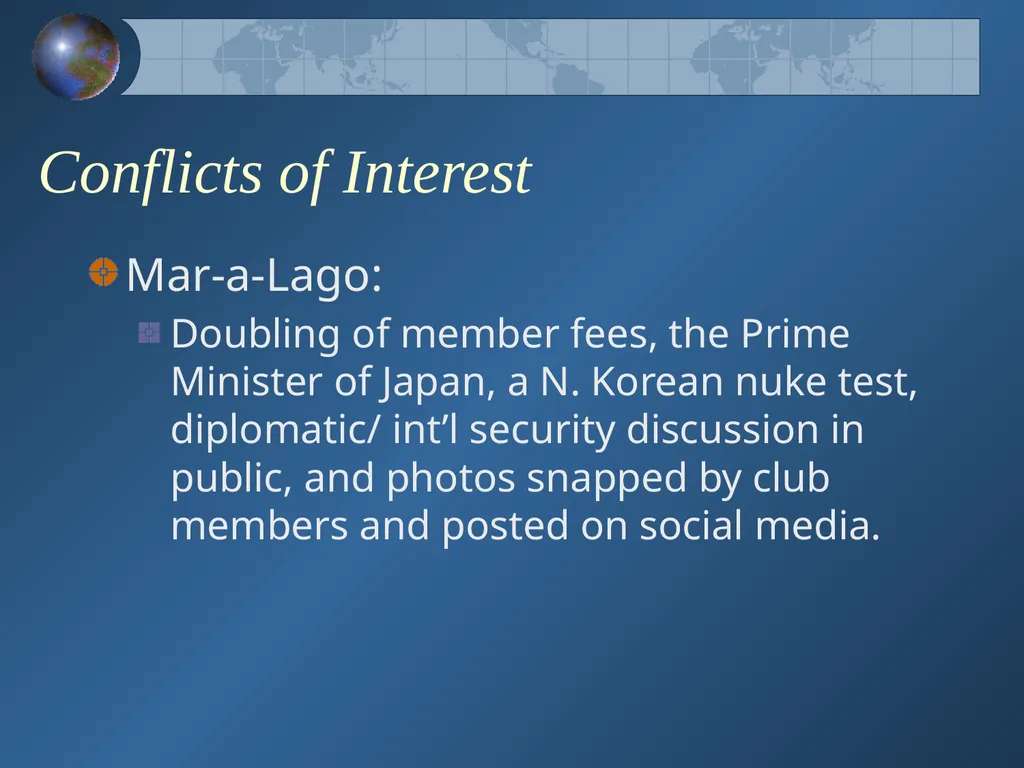 How Will the New Presidential Administration - slide 35 of 41