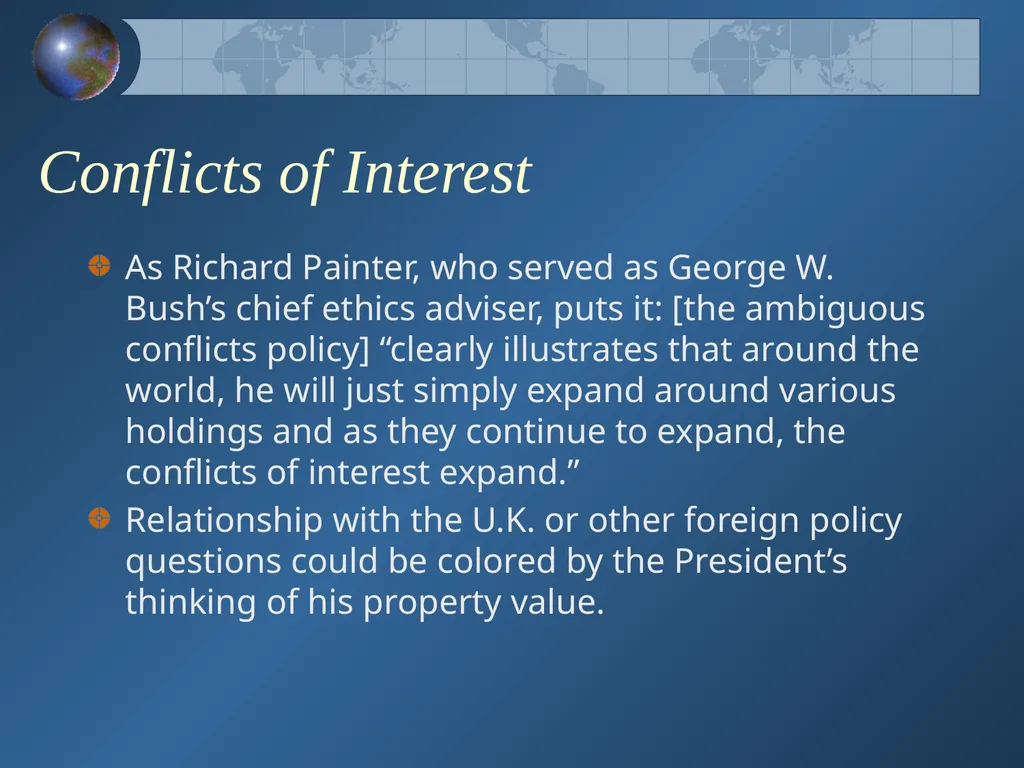How Will the New Presidential Administration - slide 38 of 41