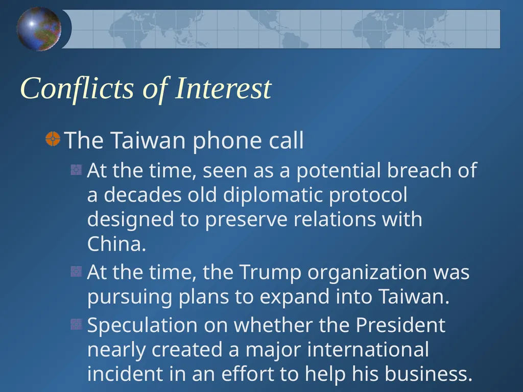 How Will the New Presidential Administration - slide 39 of 41