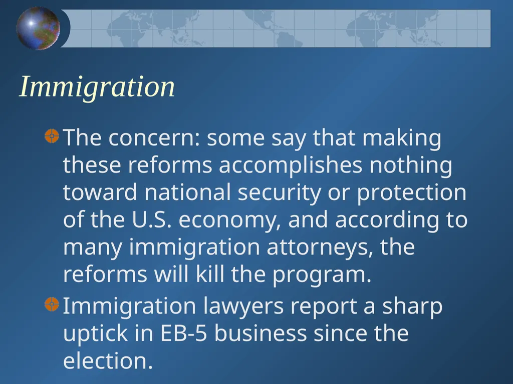 How Will the New Presidential Administration - slide 32 of 41
