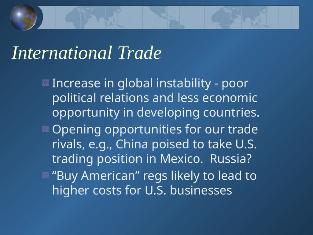 How Will the New Presidential Administration - slide 21 of 41