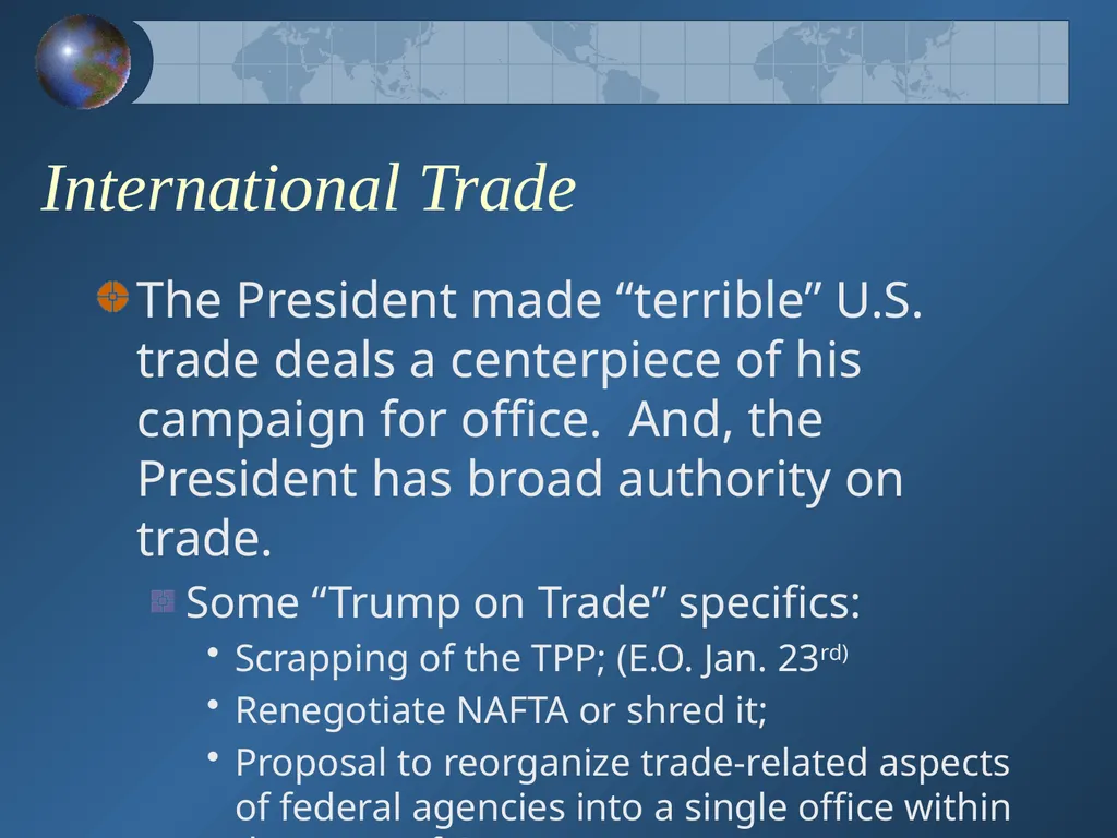How Will the New Presidential Administration - slide 4 of 41
