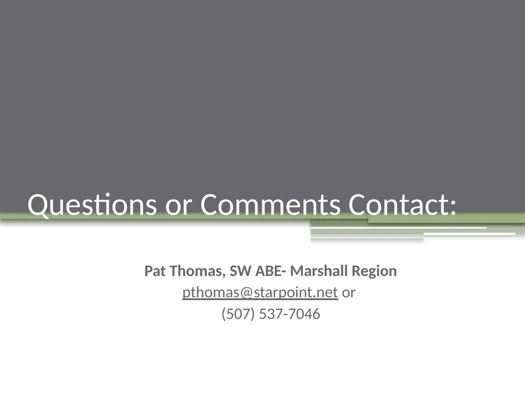 FastTRAC Training for a Better Workforce in - slide 15 of 15