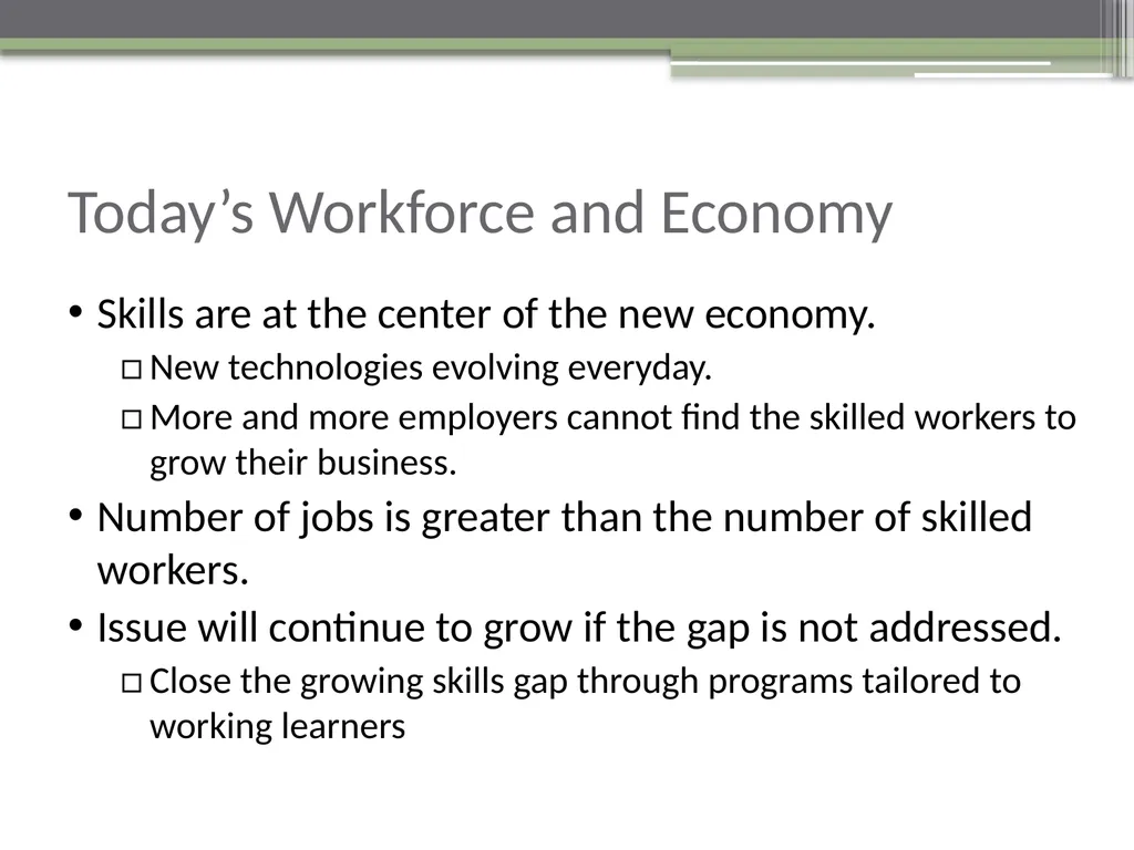 FastTRAC Training for a Better Workforce in - slide 2 of 15