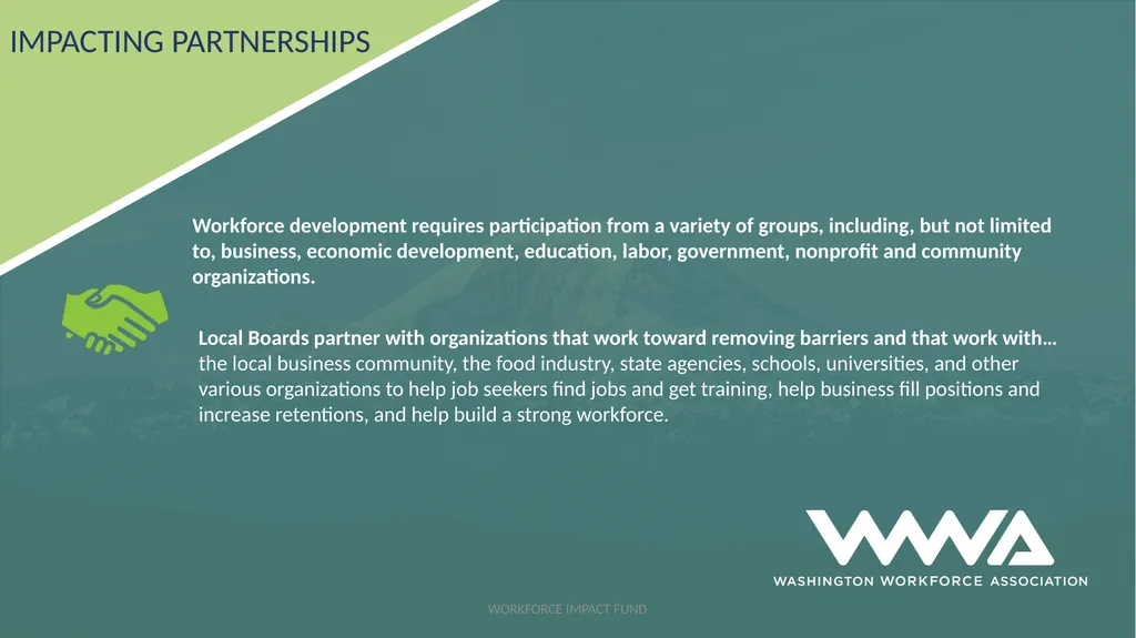 Workforce Impact Fund A proactive investment - slide 4 of 12