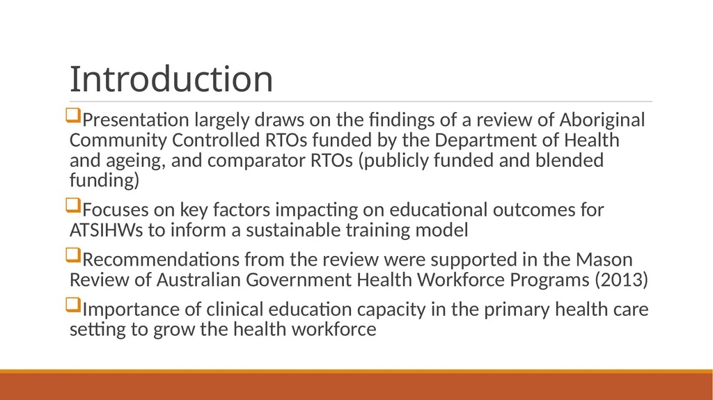 Symbiotic partnership to grow the health workforce - slide 2 of 11