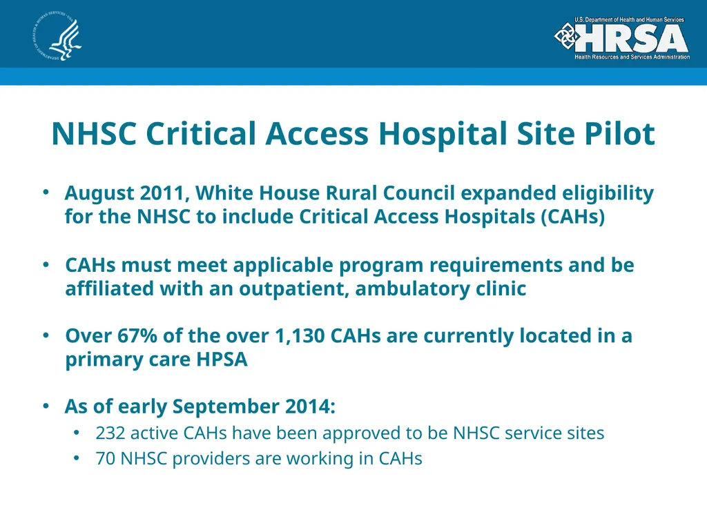 Bureau of Health Workforce Program Update for - slide 20 of 27