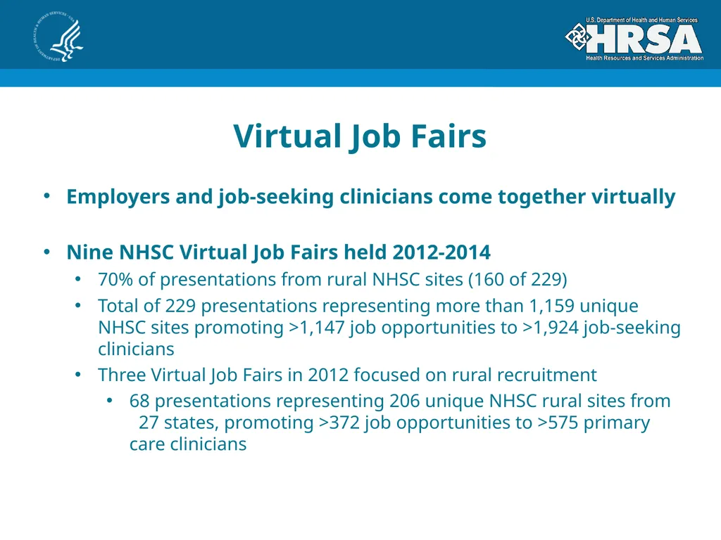 Bureau of Health Workforce Program Update for - slide 22 of 27