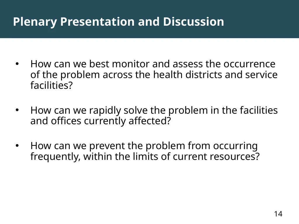 MODULE 7: RHIS Governance and Management of - slide 14 of 15