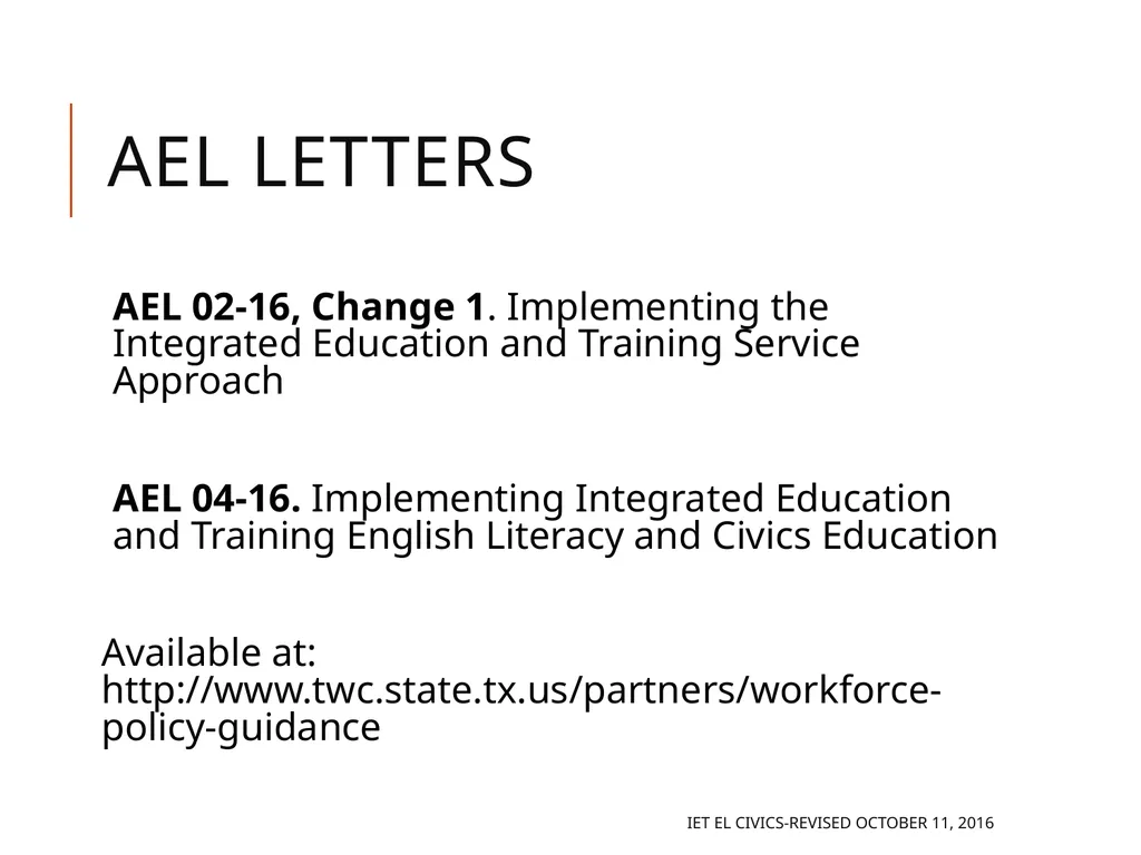 Integrated EL Civics Defining Student Success in - slide 77 of 79