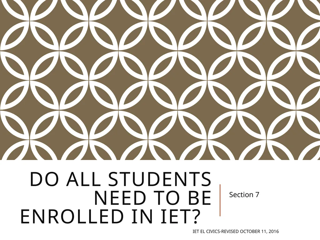 Integrated EL Civics Defining Student Success in - slide 62 of 79