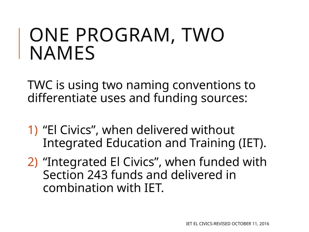 Integrated EL Civics Defining Student Success in - slide 21 of 79