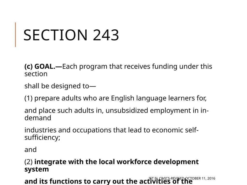 Integrated EL Civics Defining Student Success in - slide 35 of 79