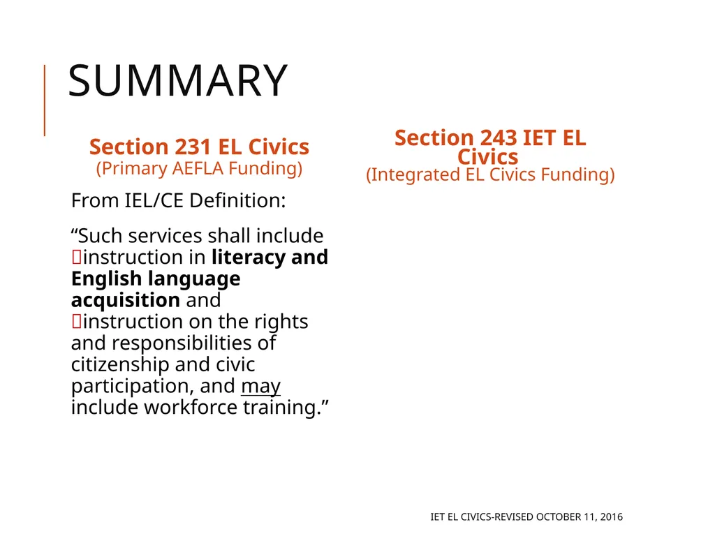 Integrated EL Civics Defining Student Success in - slide 38 of 79