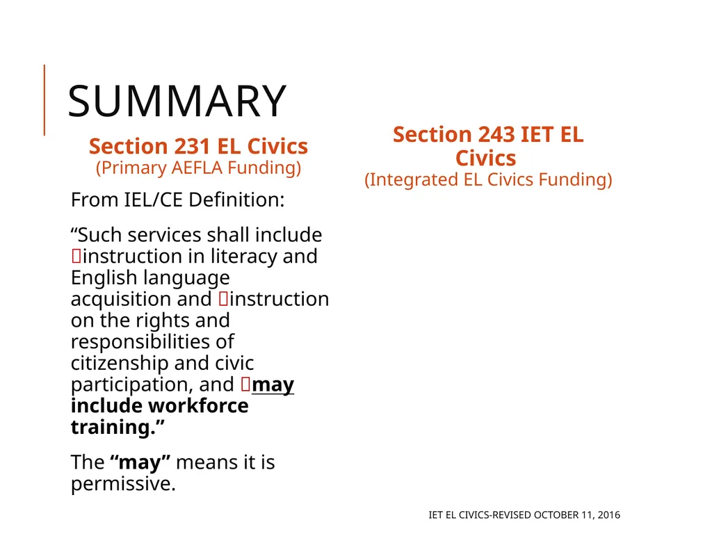 Integrated EL Civics Defining Student Success in - slide 40 of 79