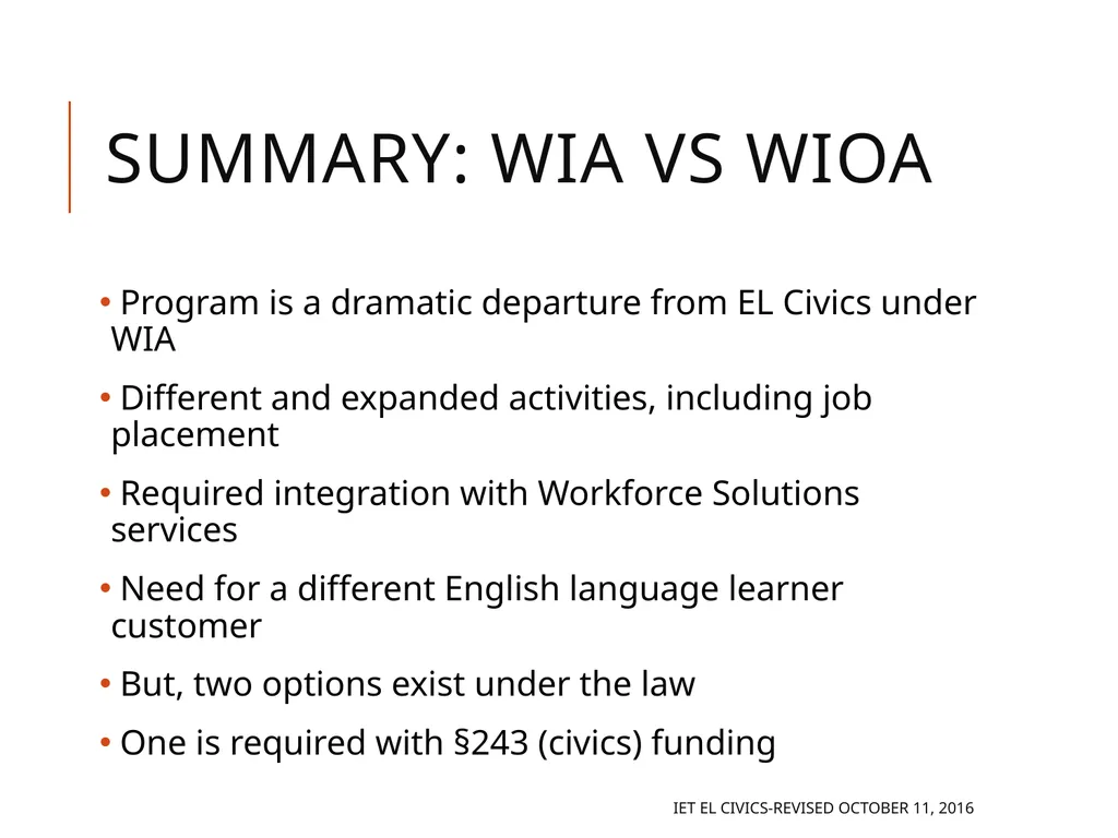 Integrated EL Civics Defining Student Success in - slide 12 of 79