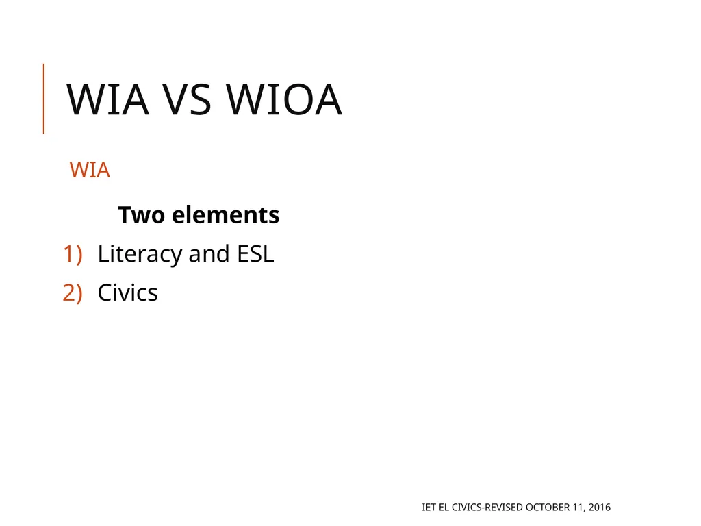 Integrated EL Civics Defining Student Success in - slide 5 of 79