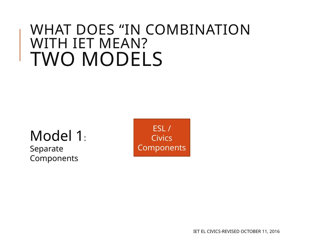 Integrated EL Civics Defining Student Success in - slide 57 of 79