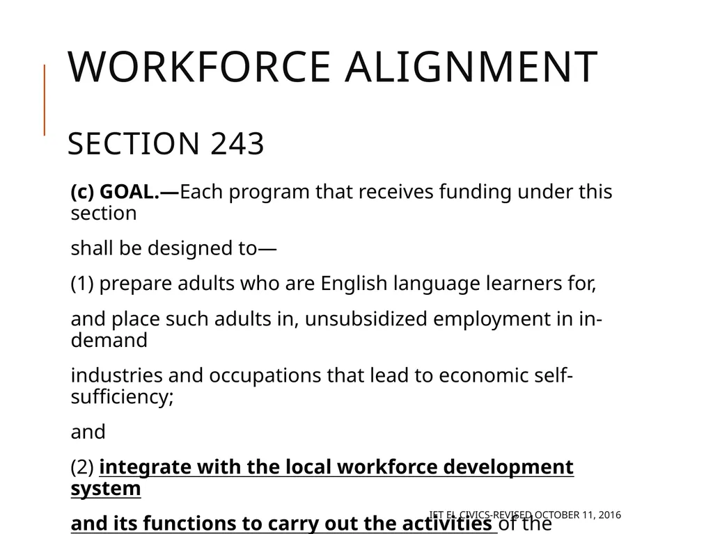 Integrated EL Civics Defining Student Success in - slide 74 of 79