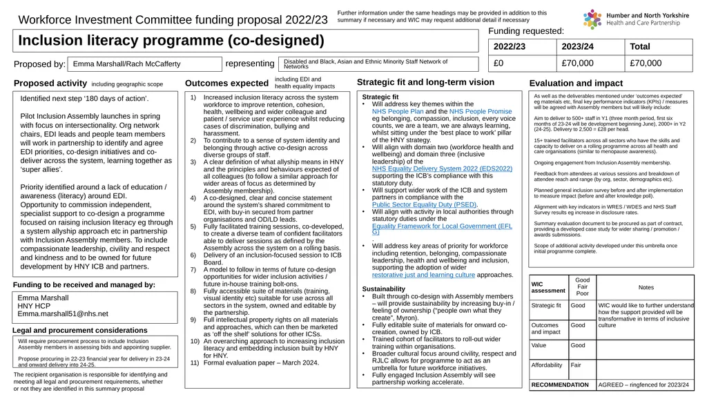 HNY Workforce Investment Committee Highlight - slide 6 of 9