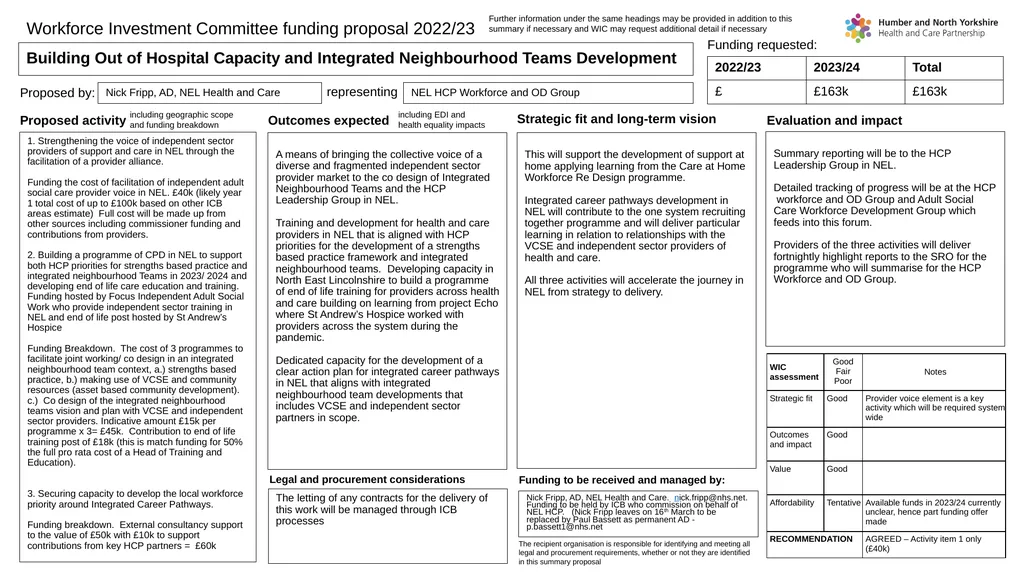 HNY Workforce Investment Committee Highlight - slide 7 of 9