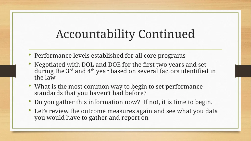 The Workforce Innovation and Opportunity Act - slide 16 of 19