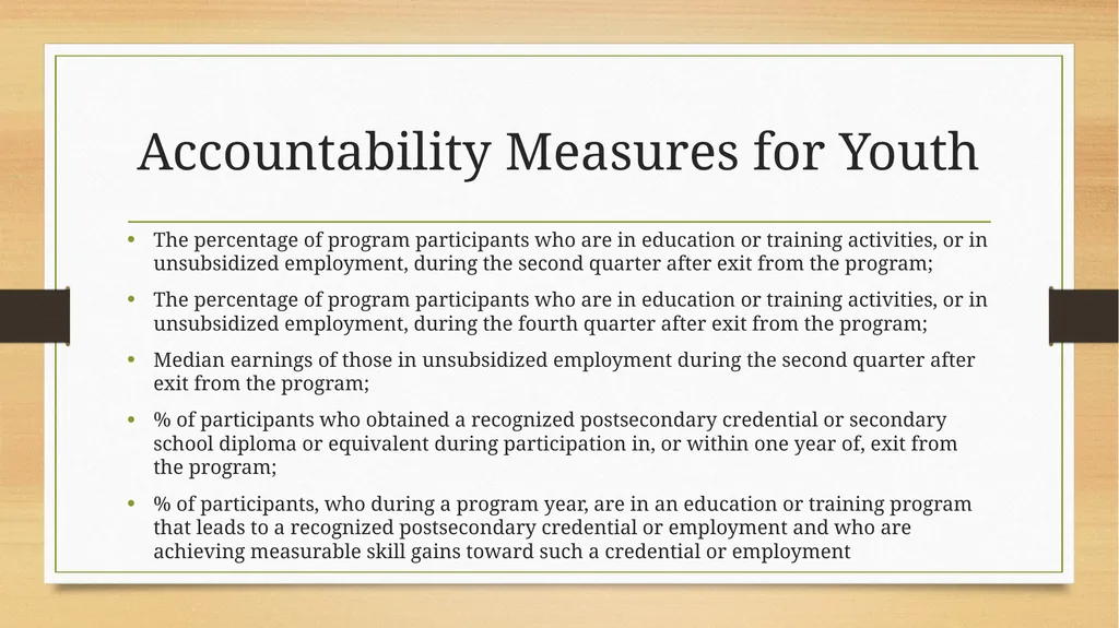 The Workforce Innovation and Opportunity Act - slide 15 of 19