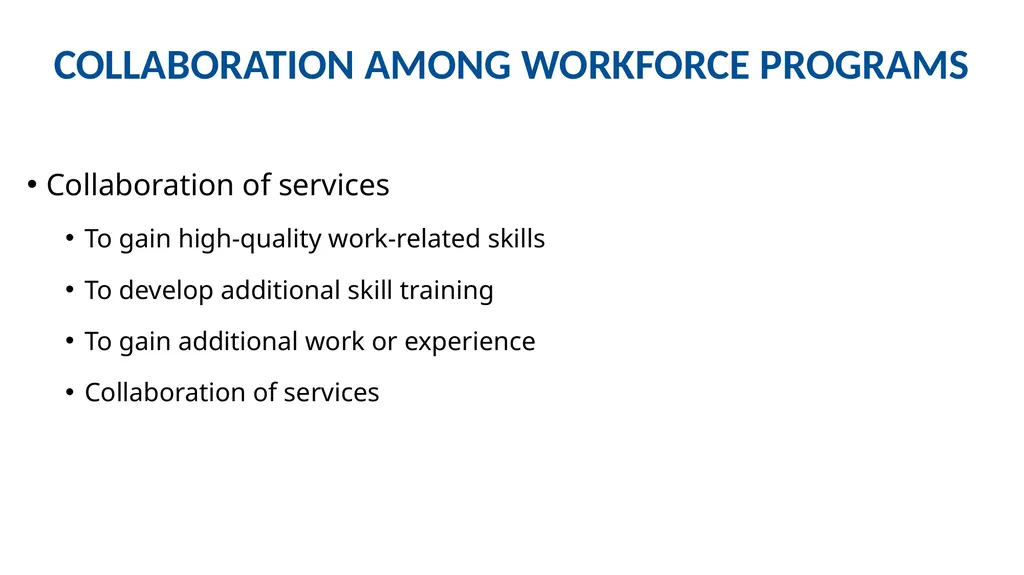 Workforce Solutions and Training Department - slide 8 of 12