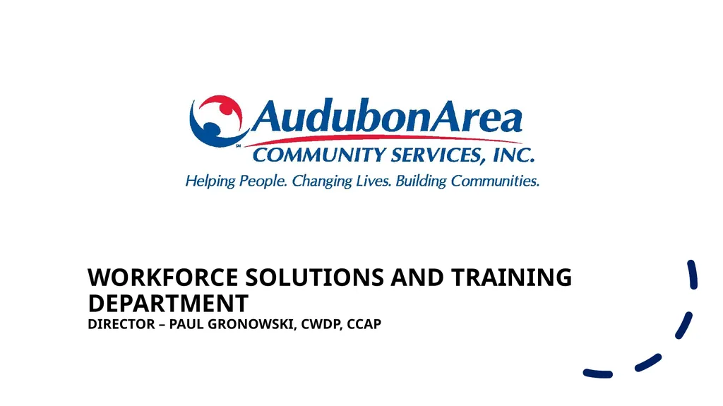 Workforce Solutions and Training Department - slide 1 of 12