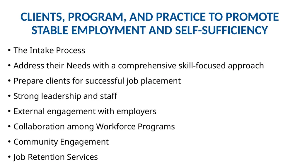Workforce Solutions and Training Department - slide 2 of 12