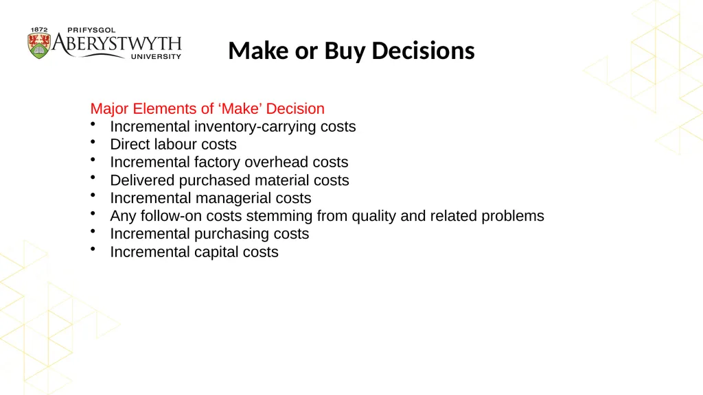 An Introduction to Outsourcing Professor Andrew - slide 36 of 39