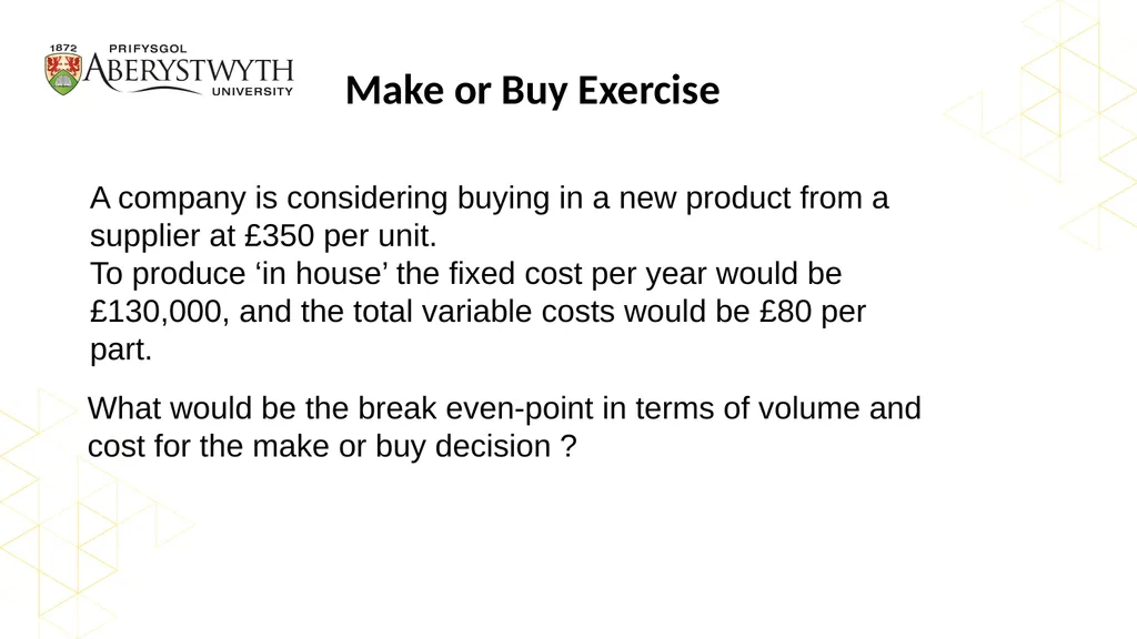 An Introduction to Outsourcing Professor Andrew - slide 28 of 39
