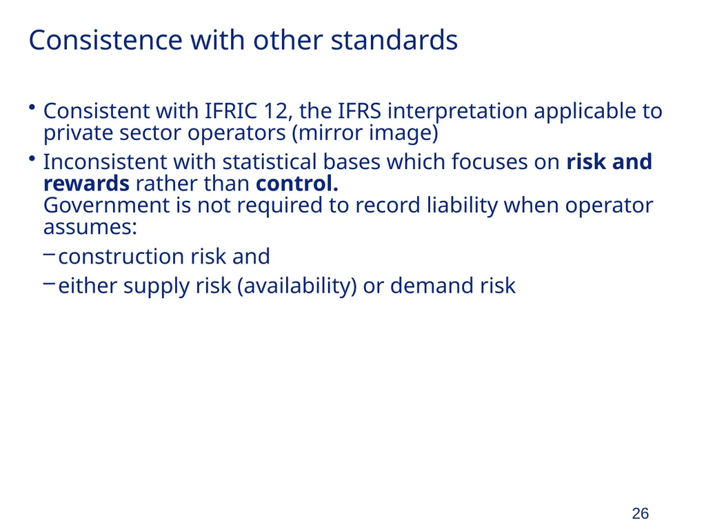 Organization and Accounting for PPPs and - slide 26 of 28