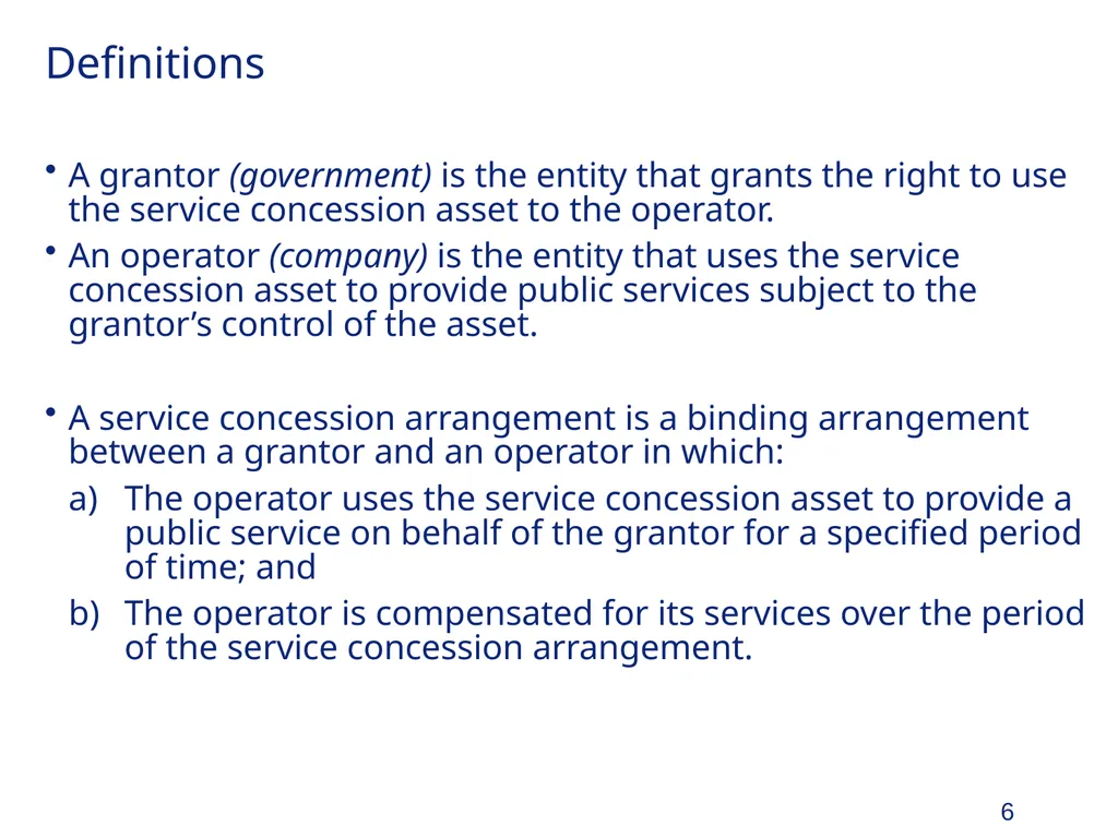 Organization and Accounting for PPPs and - slide 6 of 28